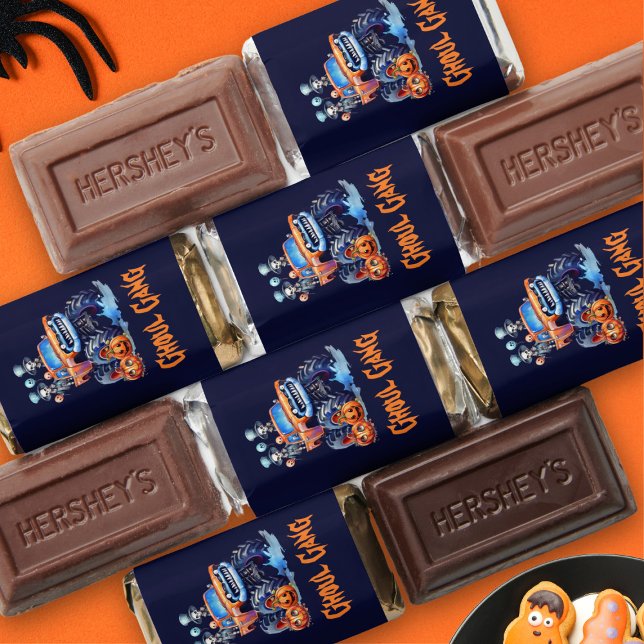 Custom Skeleton Spooky Script Ghoul Gang Halloween Hershey's Miniatures (Creator Uploaded)