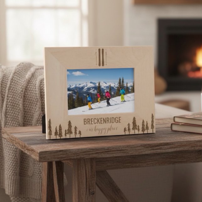 Custom Ski Resort Vacation  Engraved Frames (Creator Uploaded)