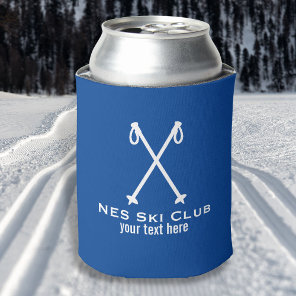 Custom Skiing Nordic Alpine Ski Pole Ski Team Can Cooler
