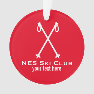 Cross Country Skiing Christmas Ornaments Zazzle 100 Satisfaction Guaranteed