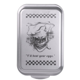 Custom Skull Chef Baking Pan