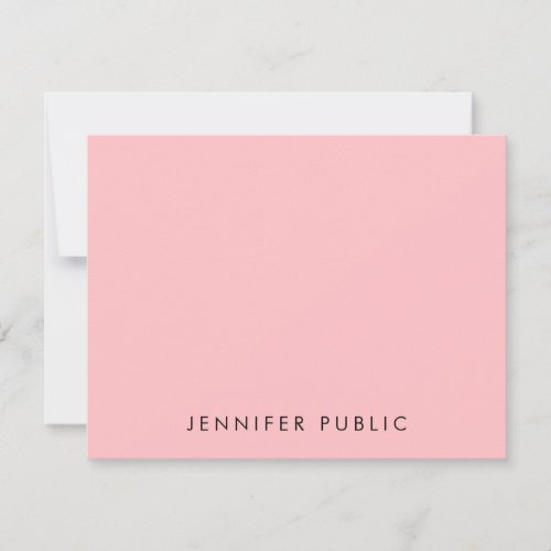 Custom Sleek Template Elegant Monogram Blush Pink