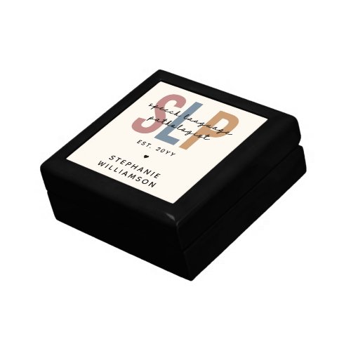 Custom SLP Speech Language Pathologist Gift Box