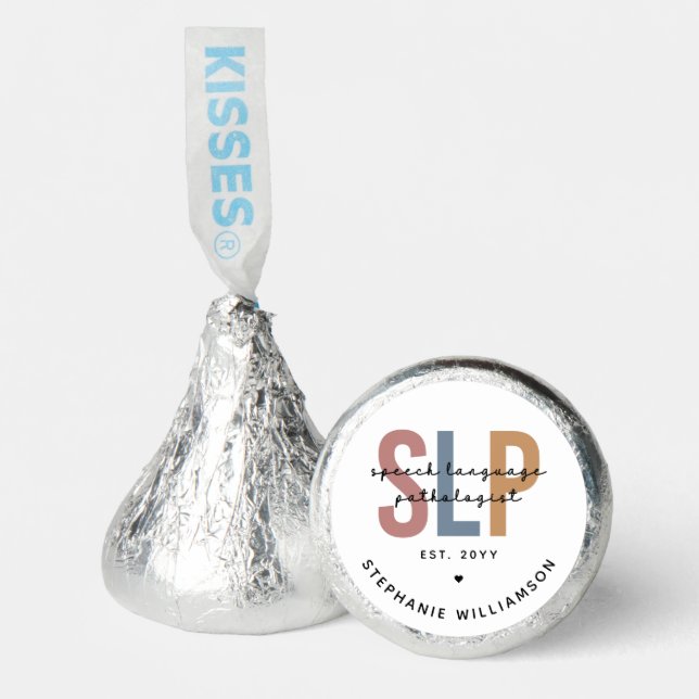 Custom SLP Speech Language Pathologist Hershey®'s Kisses® (Front)