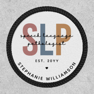 Custom SLP Speech Language Pathologist Patch