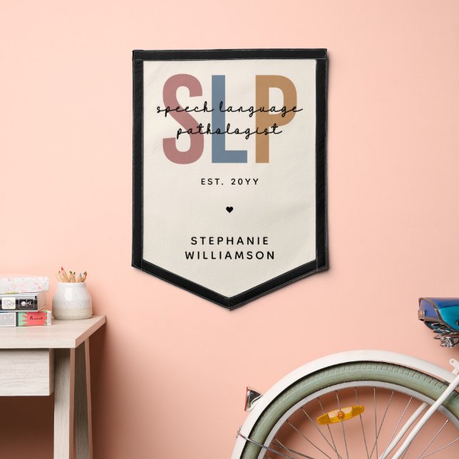 Custom SLP Speech Language Pathologist Pennant (Insitu 2)