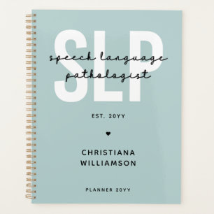 Custom SLP Speech Language Pathologist  Planner