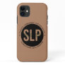 Custom SLP Speech Pathologist Leopard Print Gifts iPhone 11 Case