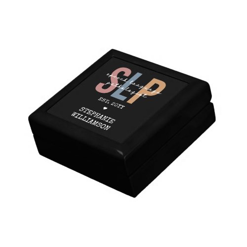 Custom SLP Speech Pathologist Speech Therapist  Gift Box