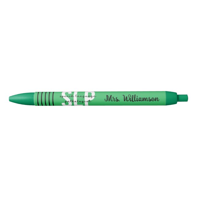 Custom SLP Speech Pathologist Speech Therapist Pen (Front)