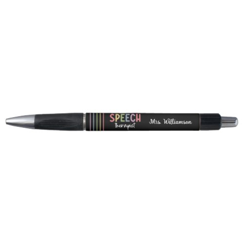 Custom SLP Speech Pathologist Speech Therapist Pen