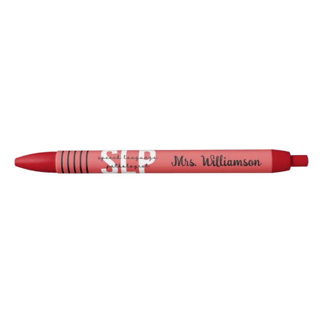 Custom SLP Speech Pathologist Speech Therapist Pen (Front)