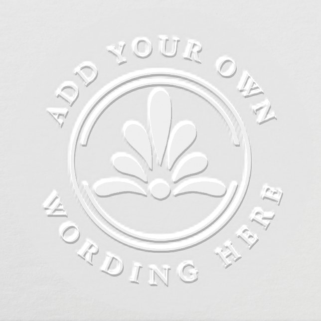 Custom small BUSINESS LOGO fancy envelope Embosser (Design)