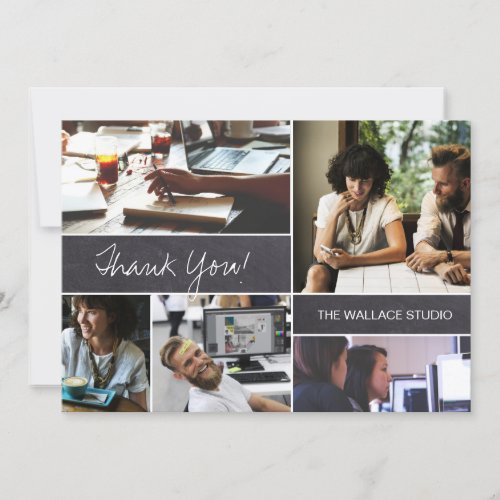 Custom small business Photo collage thank you