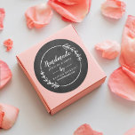 Custom Small Business Supplies Packaging Classic Round Sticker<br><div class="desc">These stickers are perfect for large and small business alike. Easily add your own custom wording to these stickers using the "customize this template" section.</div>
