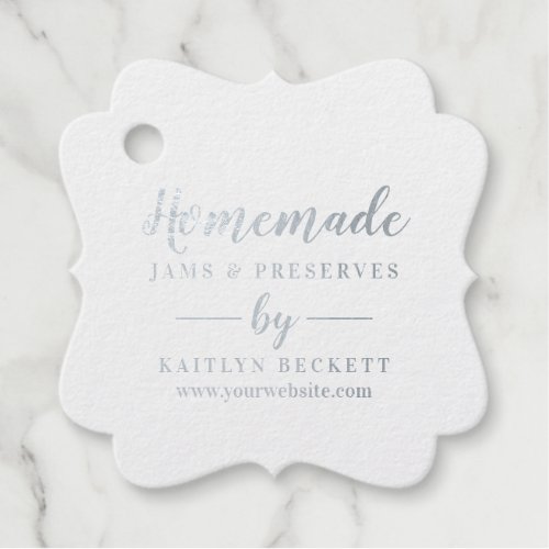 Custom Small Business Supplies Packaging Foil Favor Tags