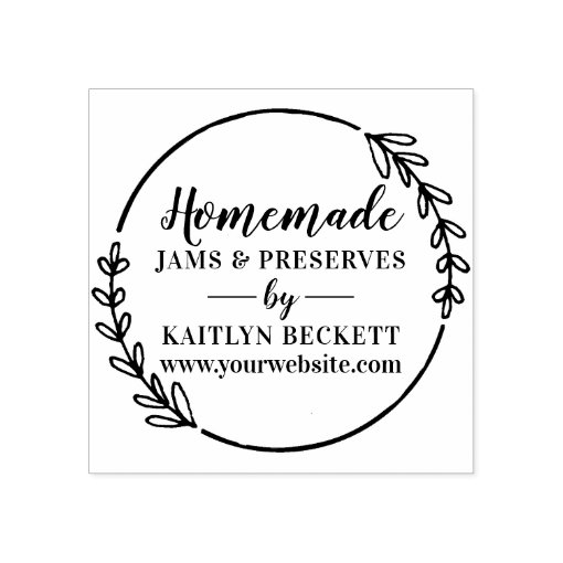 Custom Small Business Supplies Packaging Rubber Stamp Zazzle
