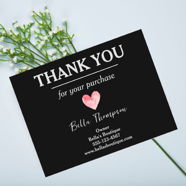 Custom Small Business Thank You Postcard (Creator Uploaded)