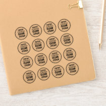 Details about   Personalised Address label stickers Clear round stickers personalised x 50-200 