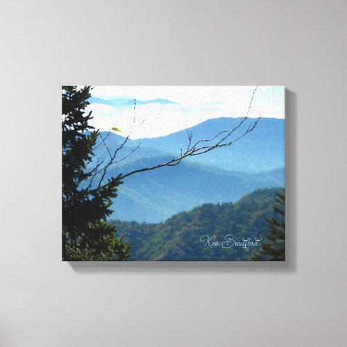 Custom Smoky Mountain Canvas Print