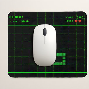 Custom Snake Game Mouse Pad – Name & Score