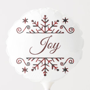 Custom snowflake Balloon