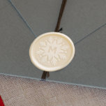 Custom Snowflake Monogram Christmas Wax Seal Sticker<br><div class="desc">A cute Christmas design featuring a cute hand-drawn snowflake with a custom monogram in the center. Ideal for families and couples. The perfect finishing touch to add to all your holiday invitations, greeting cards, and gift wrapping. Save yourself the time and guesswork of working with wax by opting for peel-and-stick...</div>
