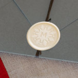 Custom Snowflake Monogram Wax Seal Stamp<br><div class="desc">A simple Christmas design featuring a cute hand-drawn snowflake with a custom monogram in the center. The perfect personal touch to add to holiday invitations, greeting cards, and gift wrapping. Before using the seal on an expensive invitation suite, we highly recommend practicing on spare paper first to get a feel...</div>