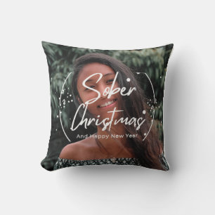 Custom sobriety throw pillow