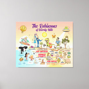 Custom SoCal Canvas Print