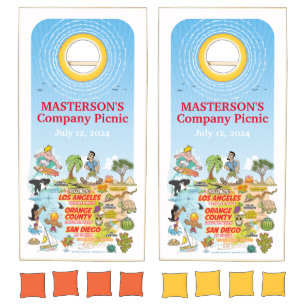 Custom SoCal Cornhole Set