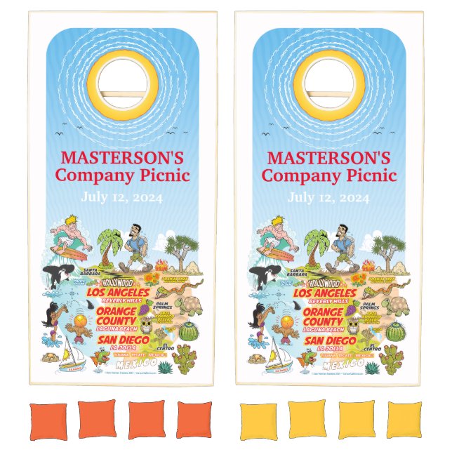 Custom SoCal Cornhole Set (Set)