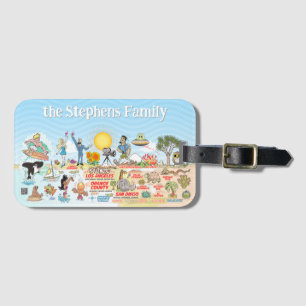 Custom SoCal Luggage Tag
