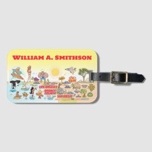 Custom SoCal Luggage Tag