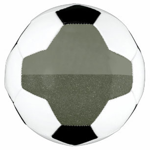 Custom Soccer Ball — Horizontal Split Moss Green