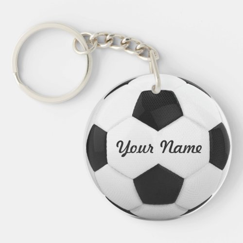 Custom Soccer Ball Keychain