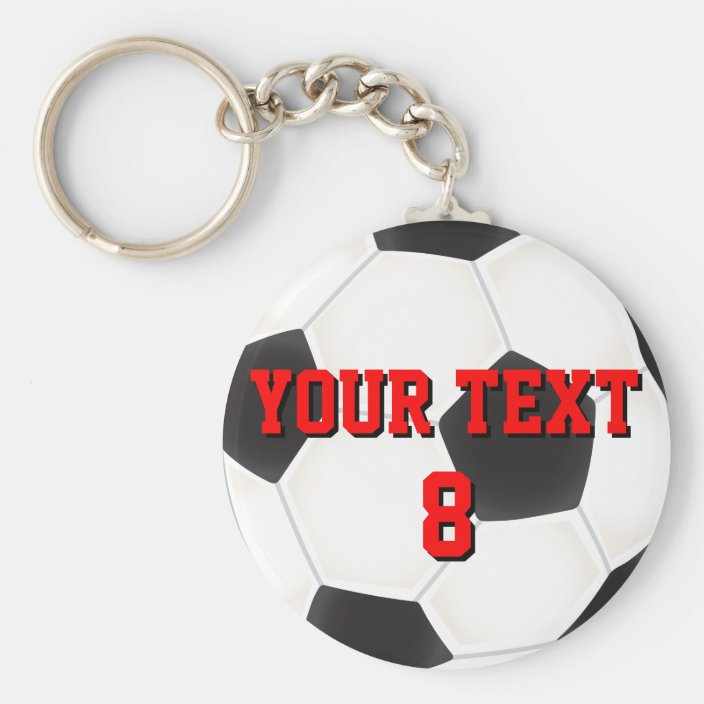 Custom Soccer Ball Keychain