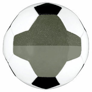 Custom Soccer Ball — Moss Green Textured Top