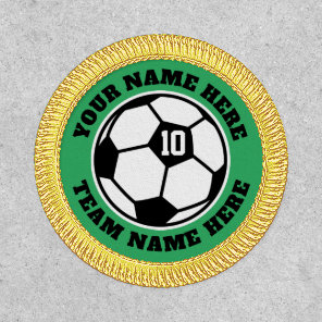 Custom soccer ball sports Velcro or iron-on patch