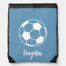 Custom Soccer Drawstring Bag Soccer Name Team