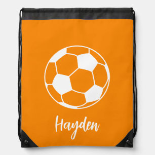 Custom Soccer Drawstring Bag Soccer Name Team
