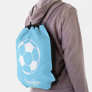 Custom Soccer Drawstring Bag Soccer Name Team