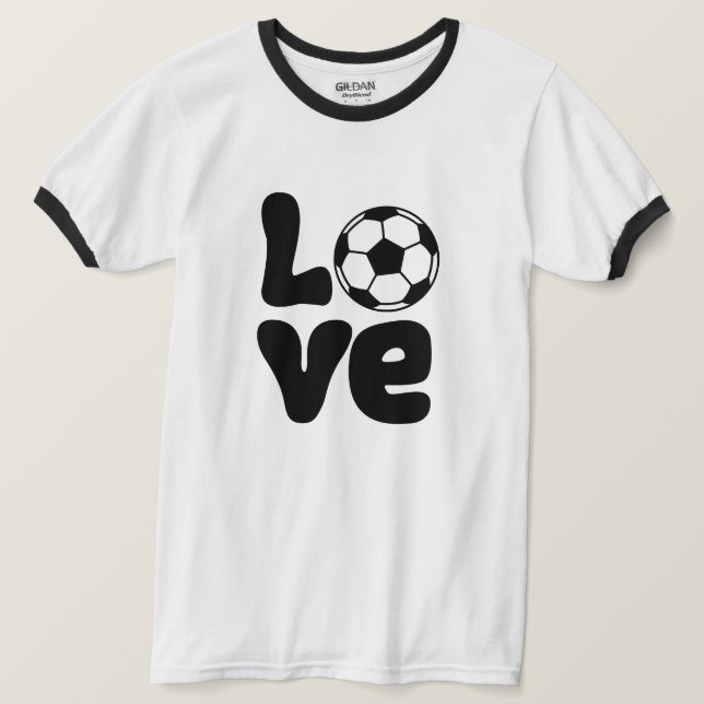 Custom Soccer Fan T-Shirt Cute Game Day Outfit (Design Front)