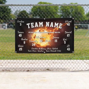 Custom Soccer/Football Team Spirit Banner
