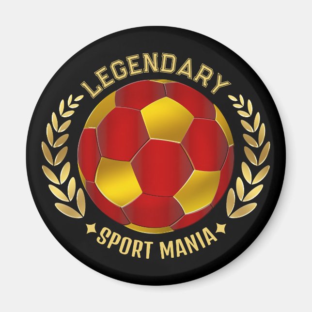 custom soccer gift magnet (Front)