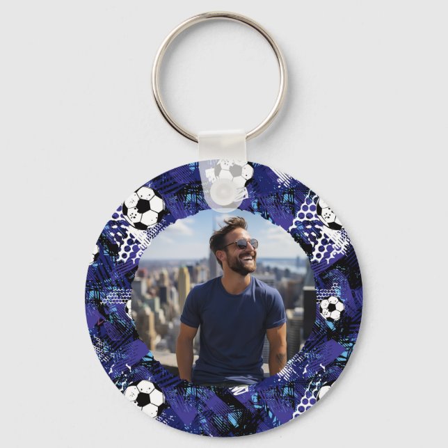 Custom Soccer Keychain (Front)