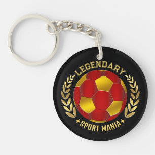 Custom Soccer Logo Keychain