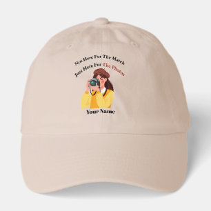 Custom Soccer Photographer Fan Cap - Fan Gift