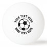 Custom soccer sports logo table tennis ping pong ball