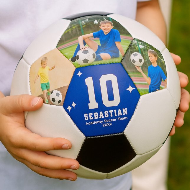 Custom Soccer Team Player Photos and Text Ball (Creator Uploaded)